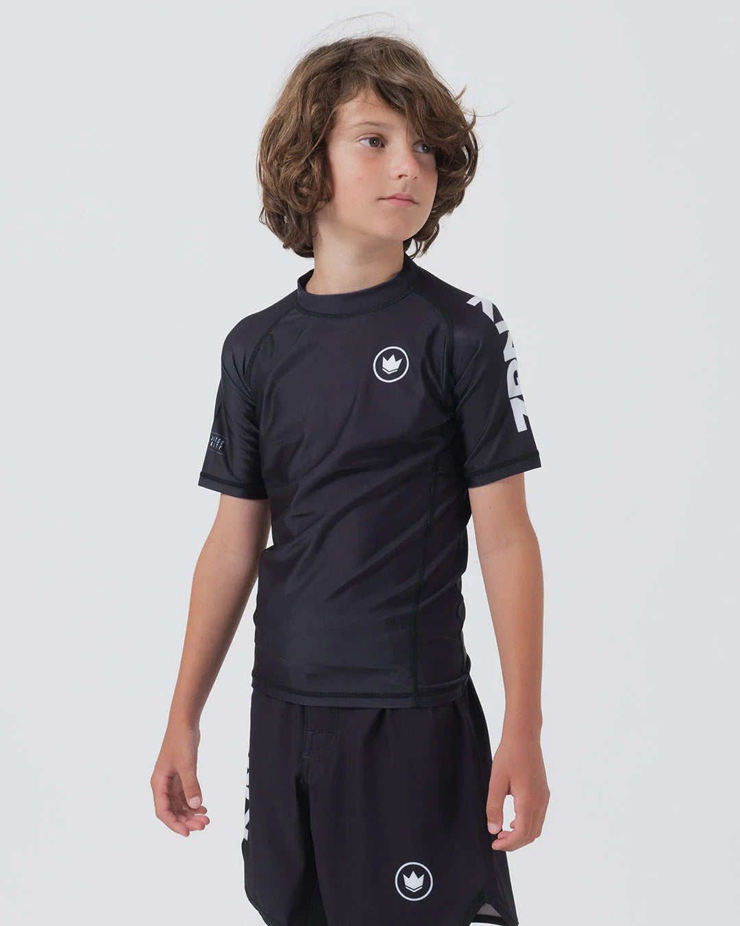 Kingz Kore V2 Youth Short Sleeve Rashguard Black