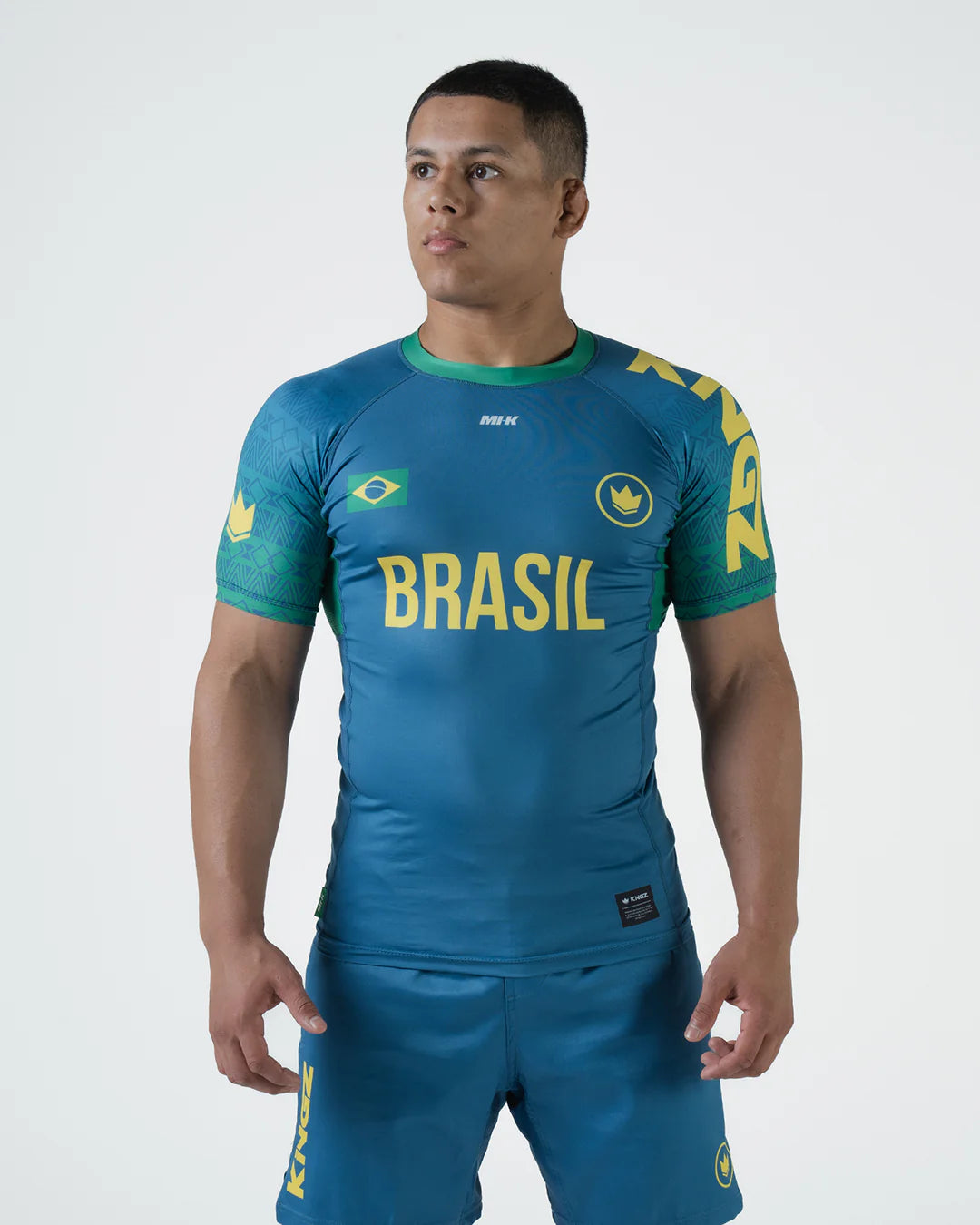 Kingz MI-K Roots Rashguard Teal Navy
