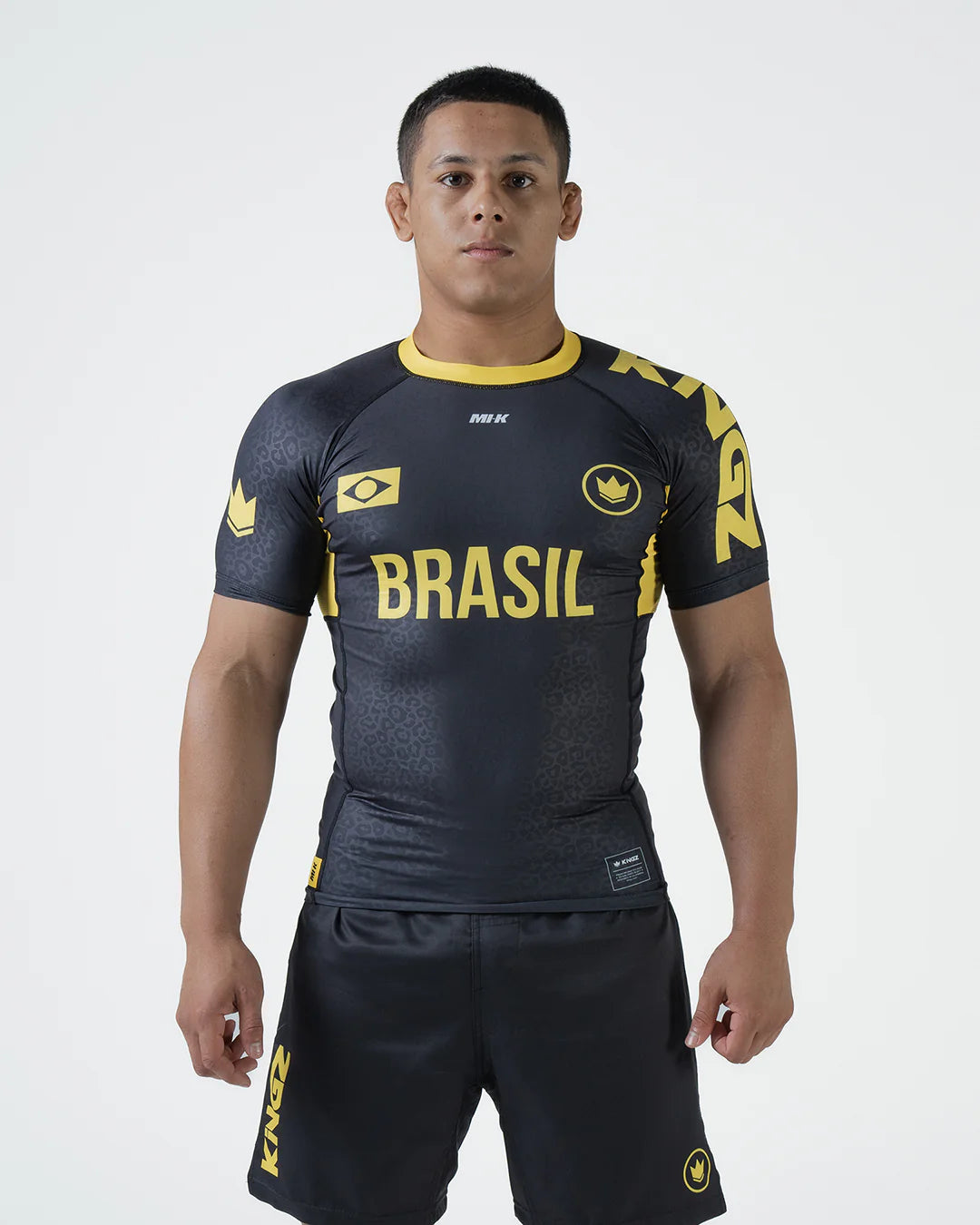 Kingz MI-K Roots Onca Pintada Rashguard Midnight Gray
