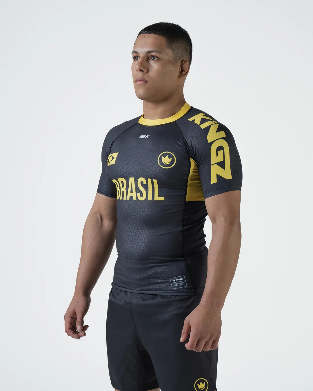 Kingz MI-K Roots Onca Pintada Rashguard Midnight Gray