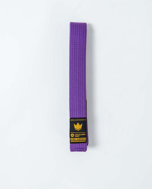Kingz Gold Label V2 Jiu Jitsu Belts Purple