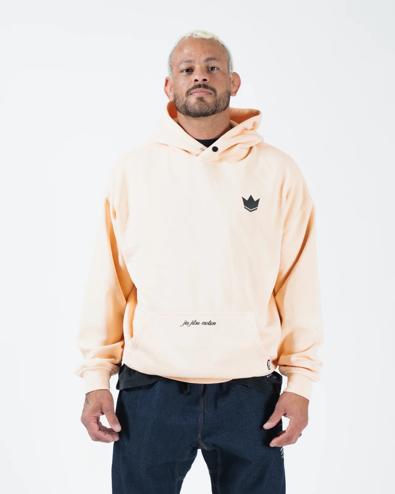 Kingz Jiu Jitsu Motion Hoodie Peach