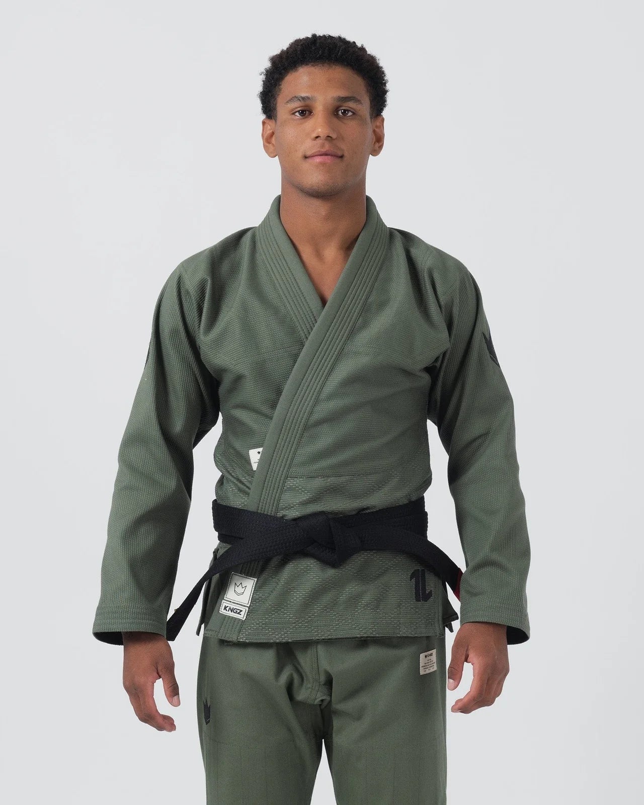 Kingz Mens The ONE V2 Jiu Jitsu Gi Military Green