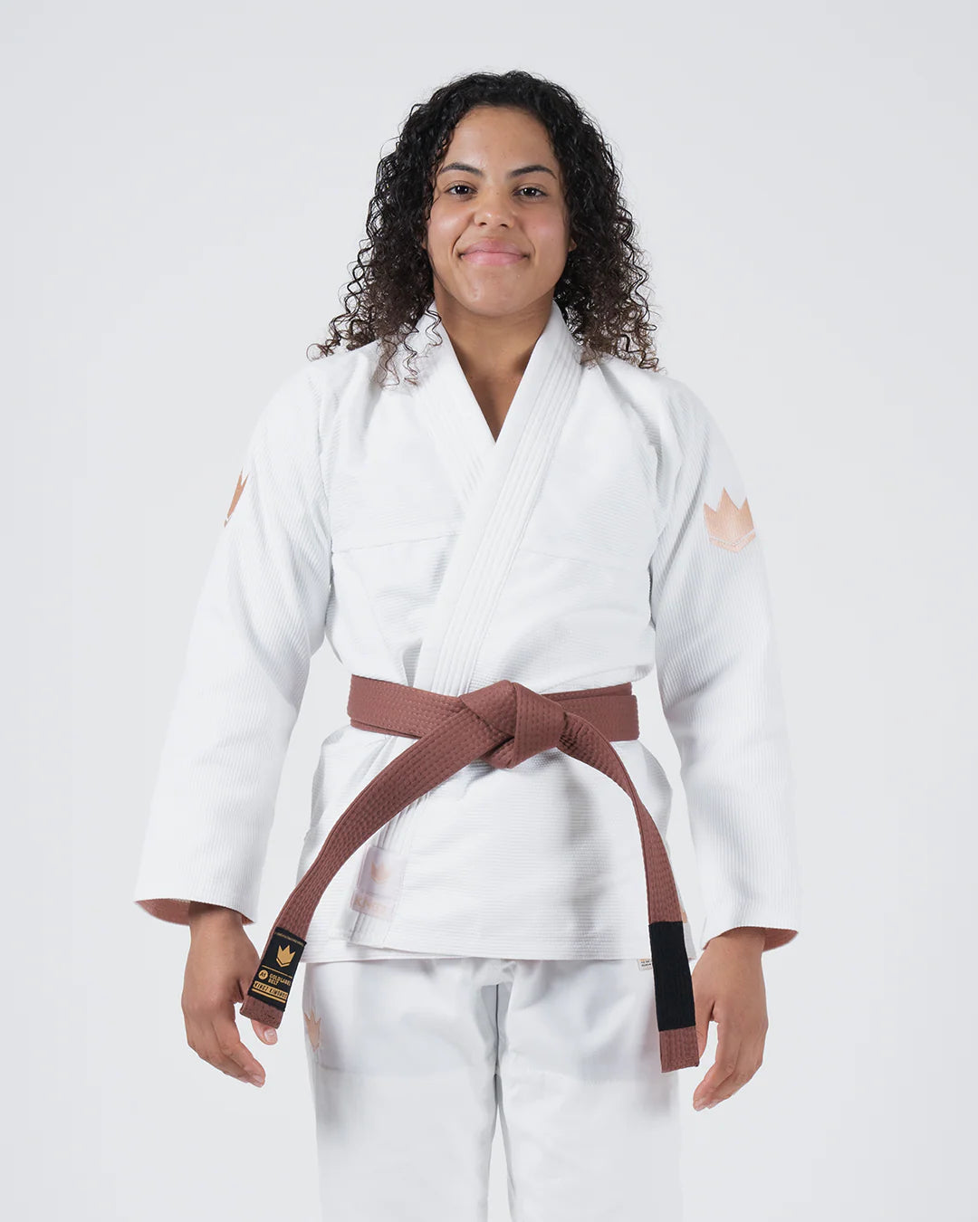 Kingz Womens The ONE V2 Jiu Jitsu Gi White/Pink