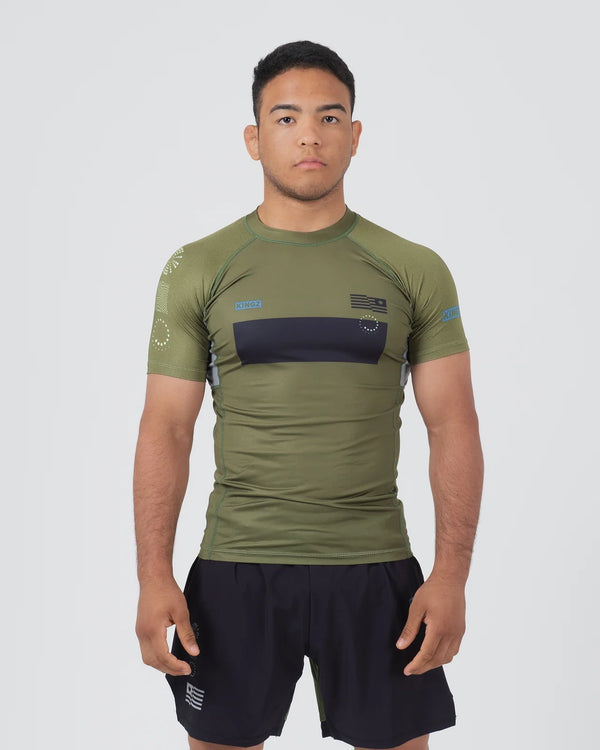 Kingz Trooper Rashguard Military Green