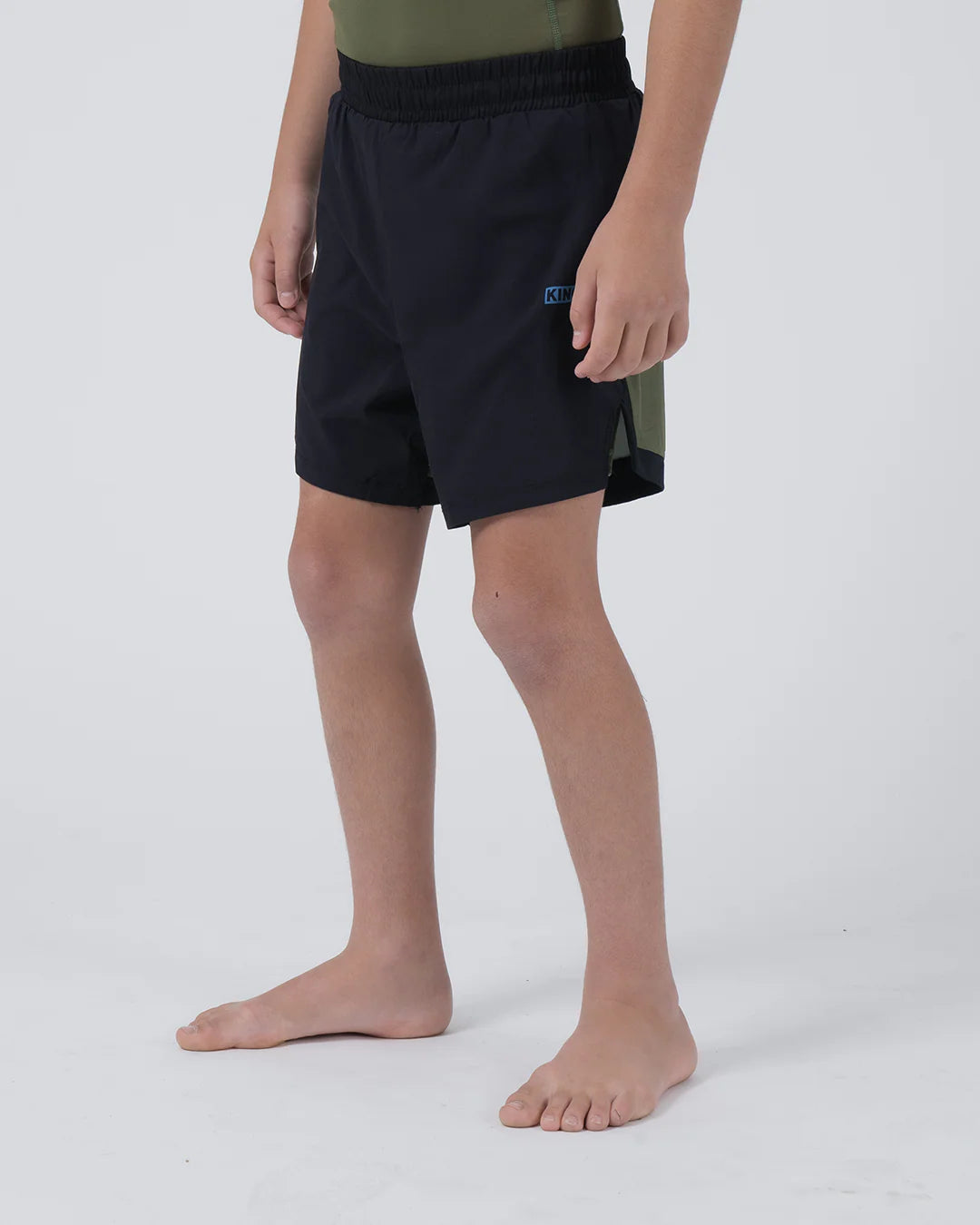 Kingz Trooper Youth Hybrid Shorts Military Green