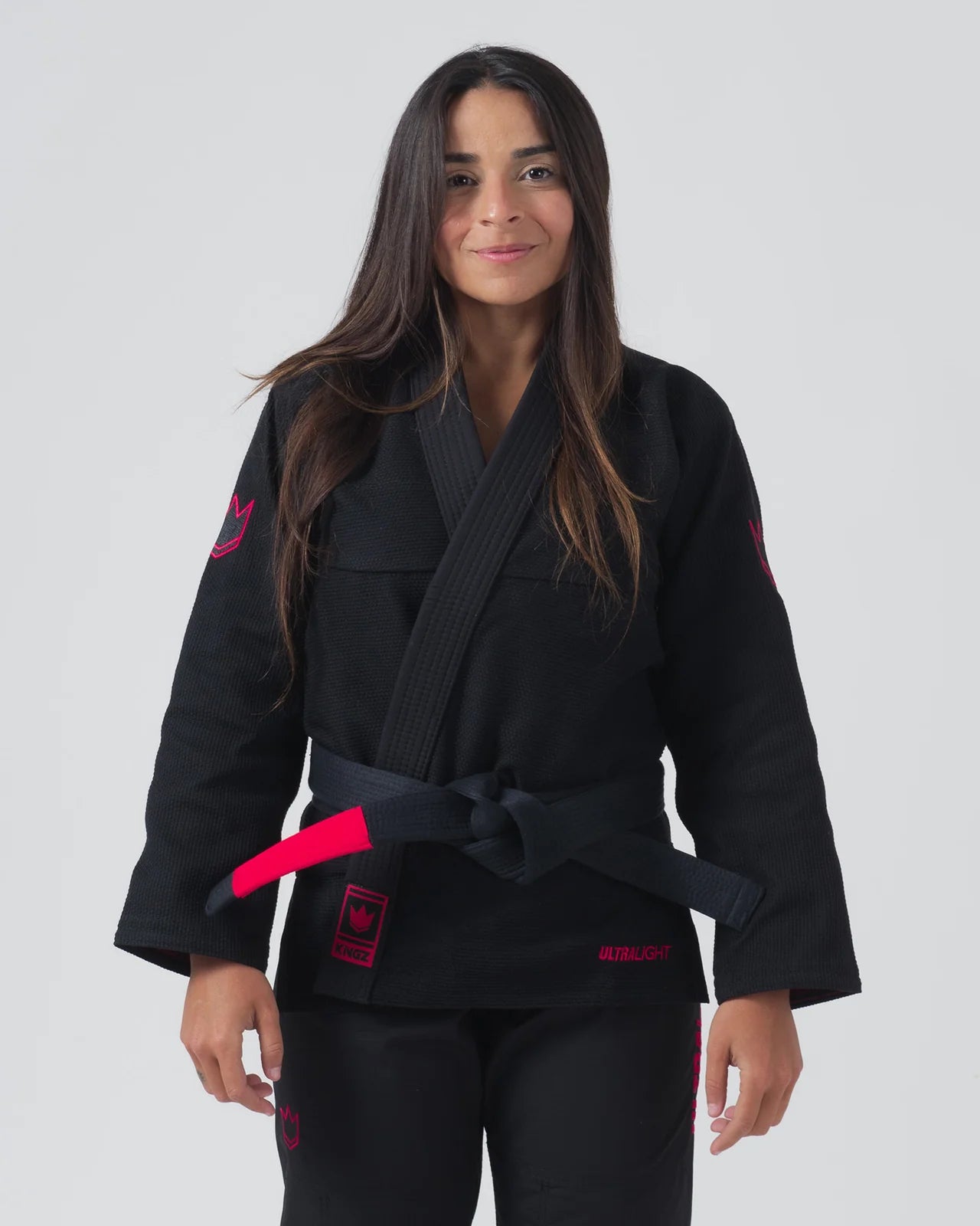 Kingz Womens Ultralight 2.0 Jiu Jitsu Gi Black