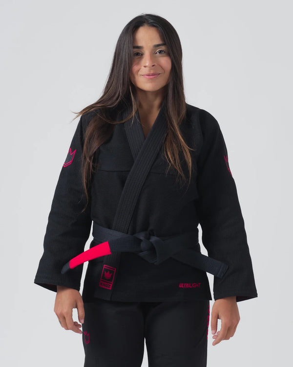 Kingz Womens Ultralight 2.0 Jiu Jitsu Gi Black
