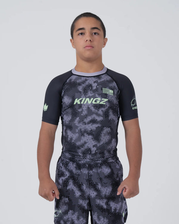 Kingz Viper Youth Rashguard Black/Purple
