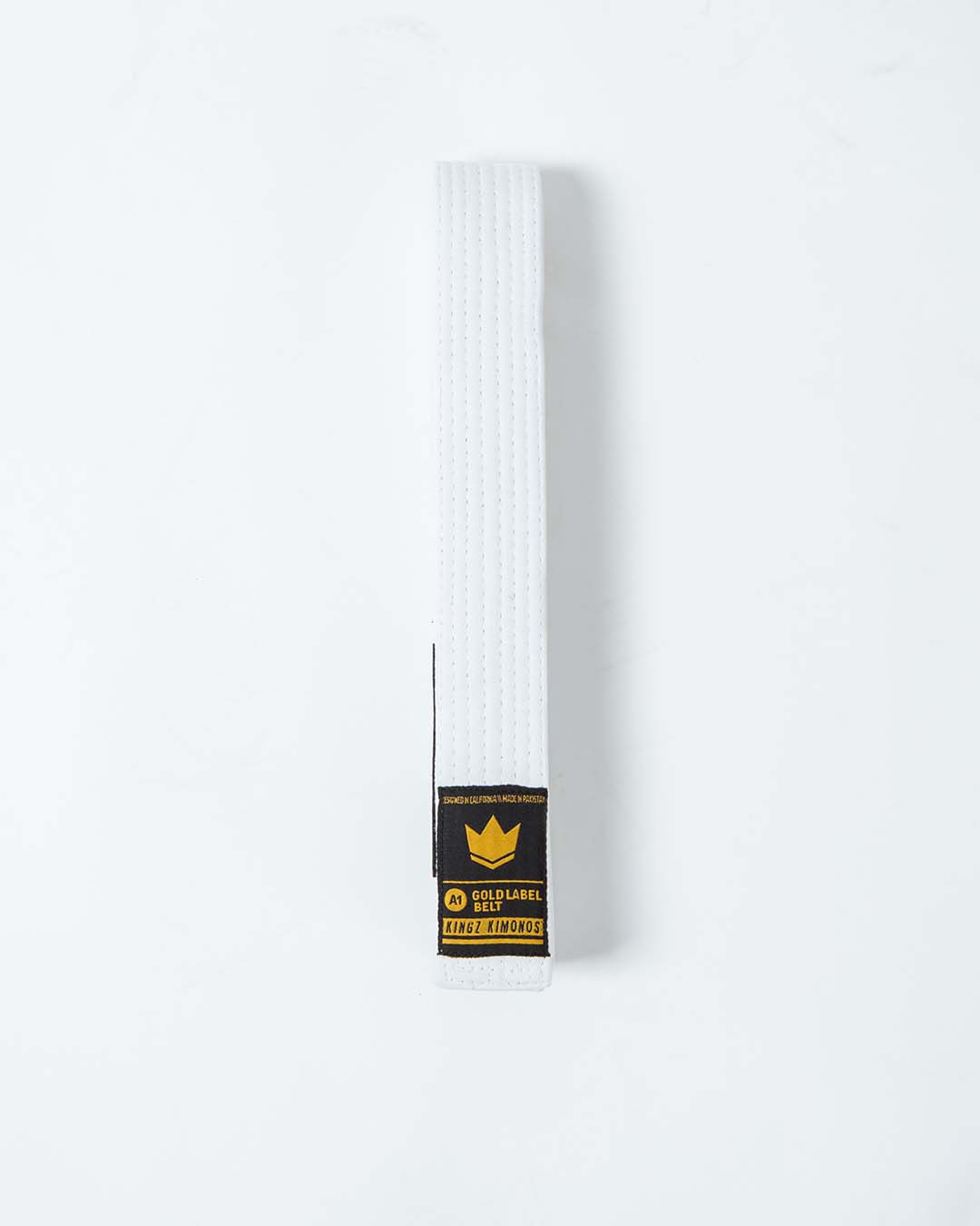 Kingz Gold Label V2 Jiu Jitsu Belts White