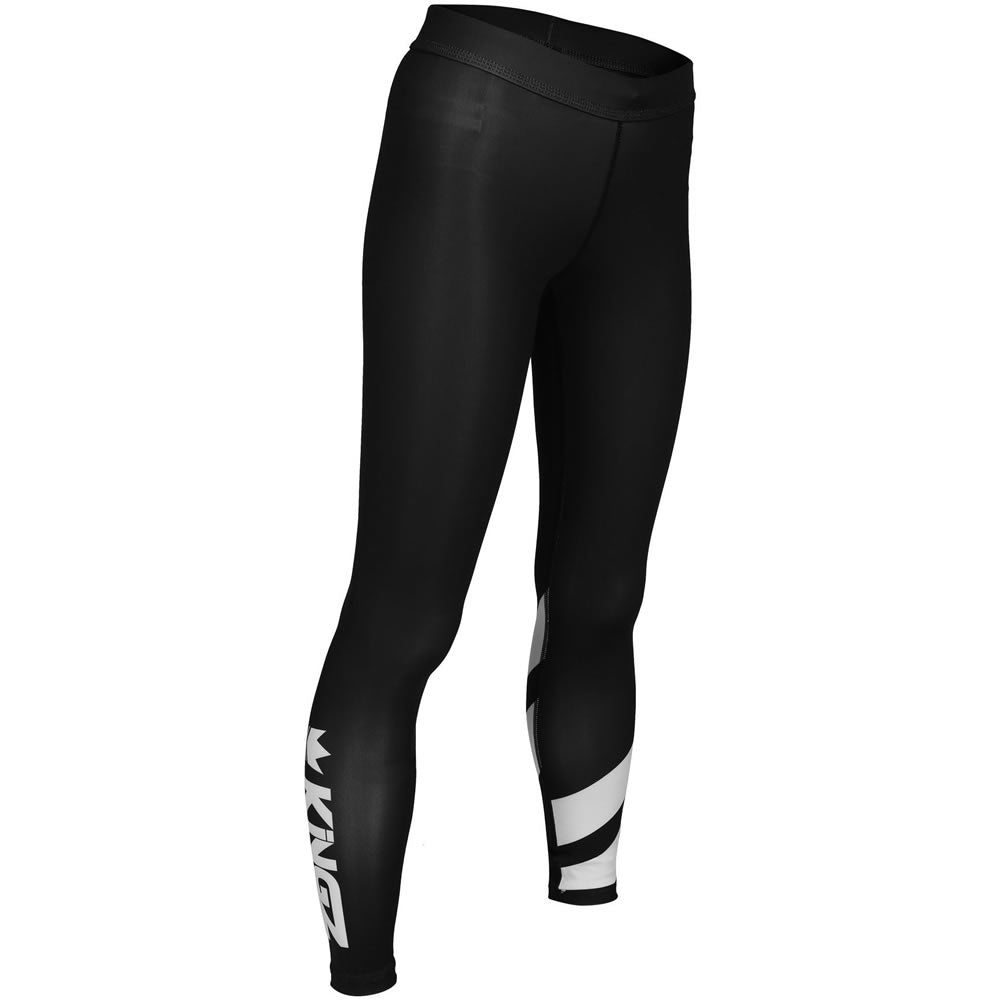 Kingz KGZ Womens Spats Black Right Side