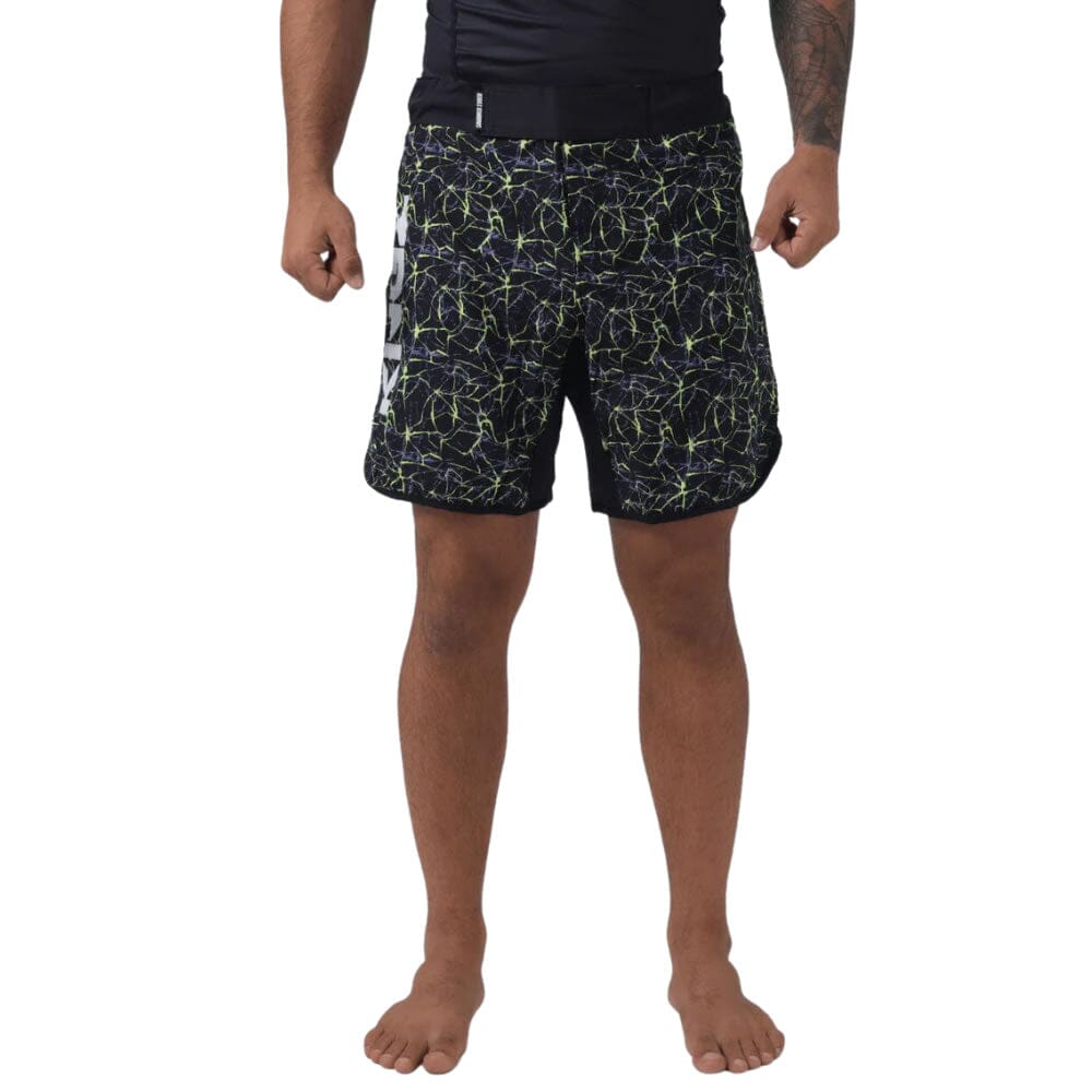 Kingz Lightning Grappling Shorts BJJ Shorts Kingz Black/Yellow X Small 