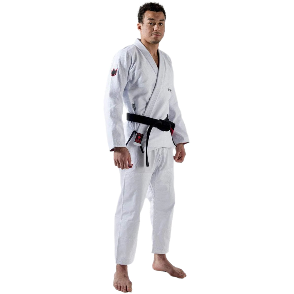 Kingz Mens Ultralight 2.0 Jiu Jitsu Gi White Right Side