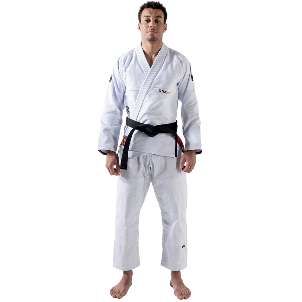 Kingz Mens Ultralight 2.0 Jiu Jitsu Gi White Front