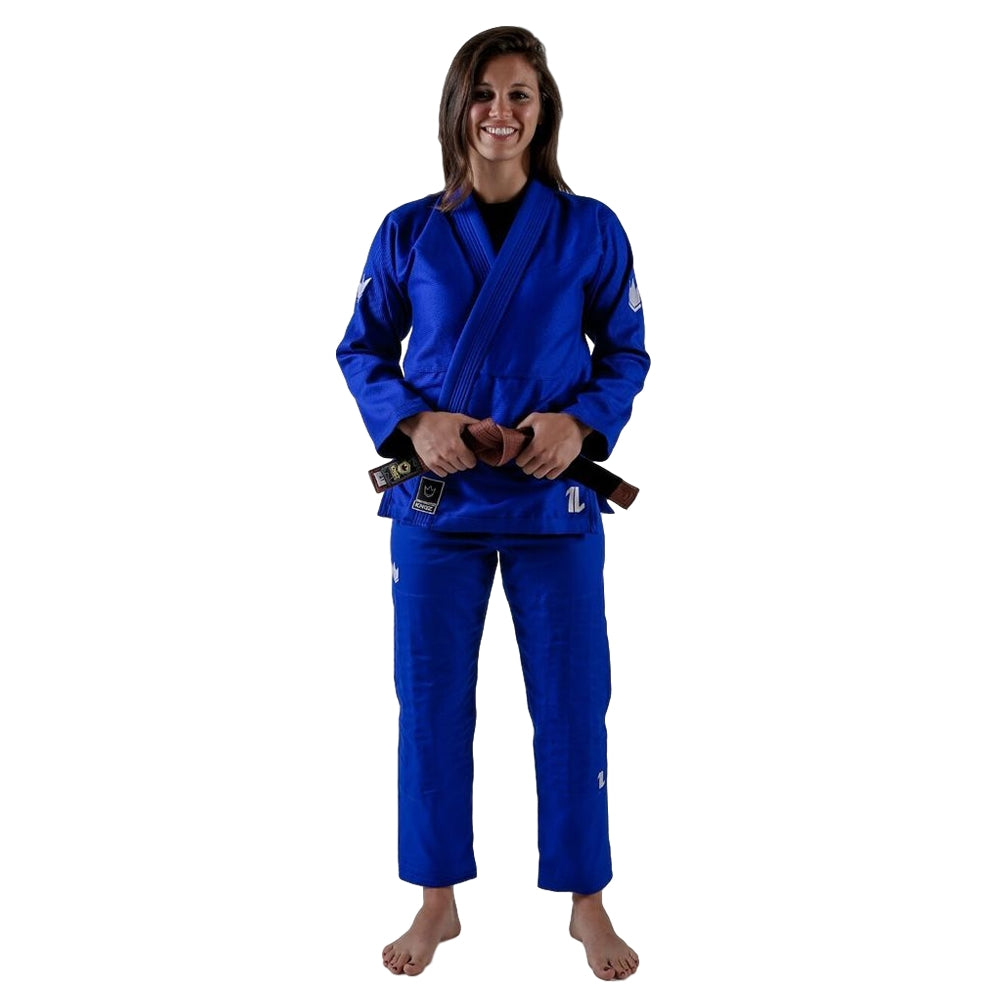 Kingz Womens The ONE Jiu Jitsu Gi Blue Front