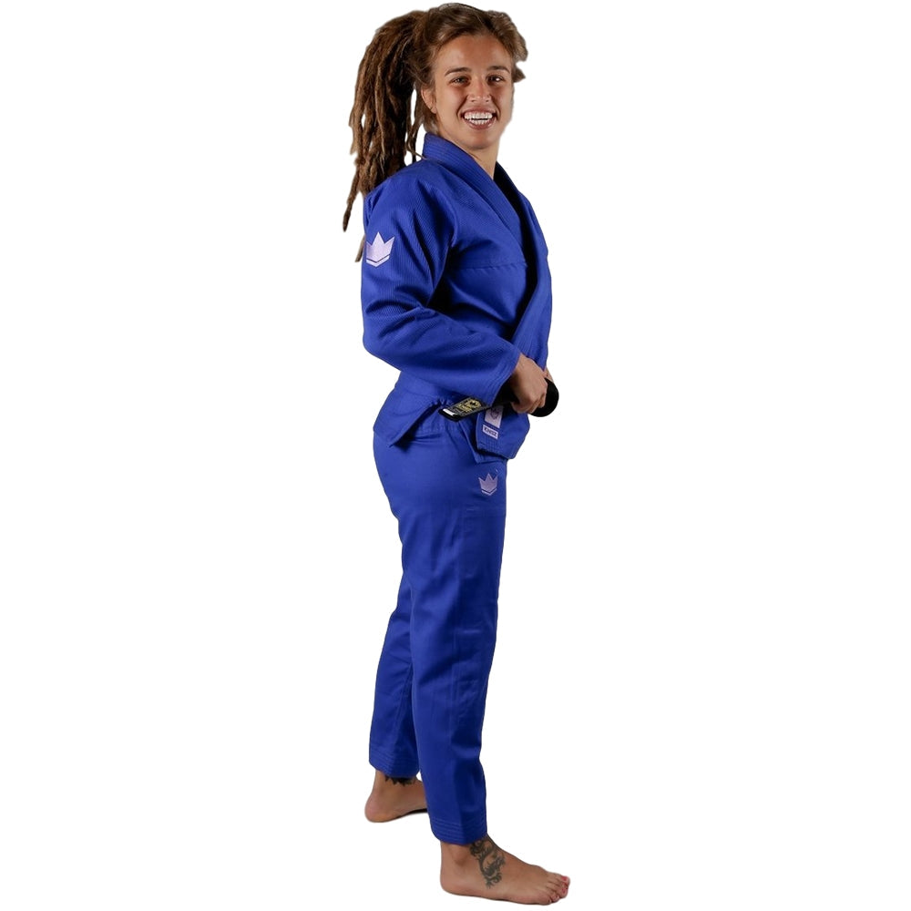 Kingz Womens The ONE Jiu Jitsu Gi Blue/Purple Side