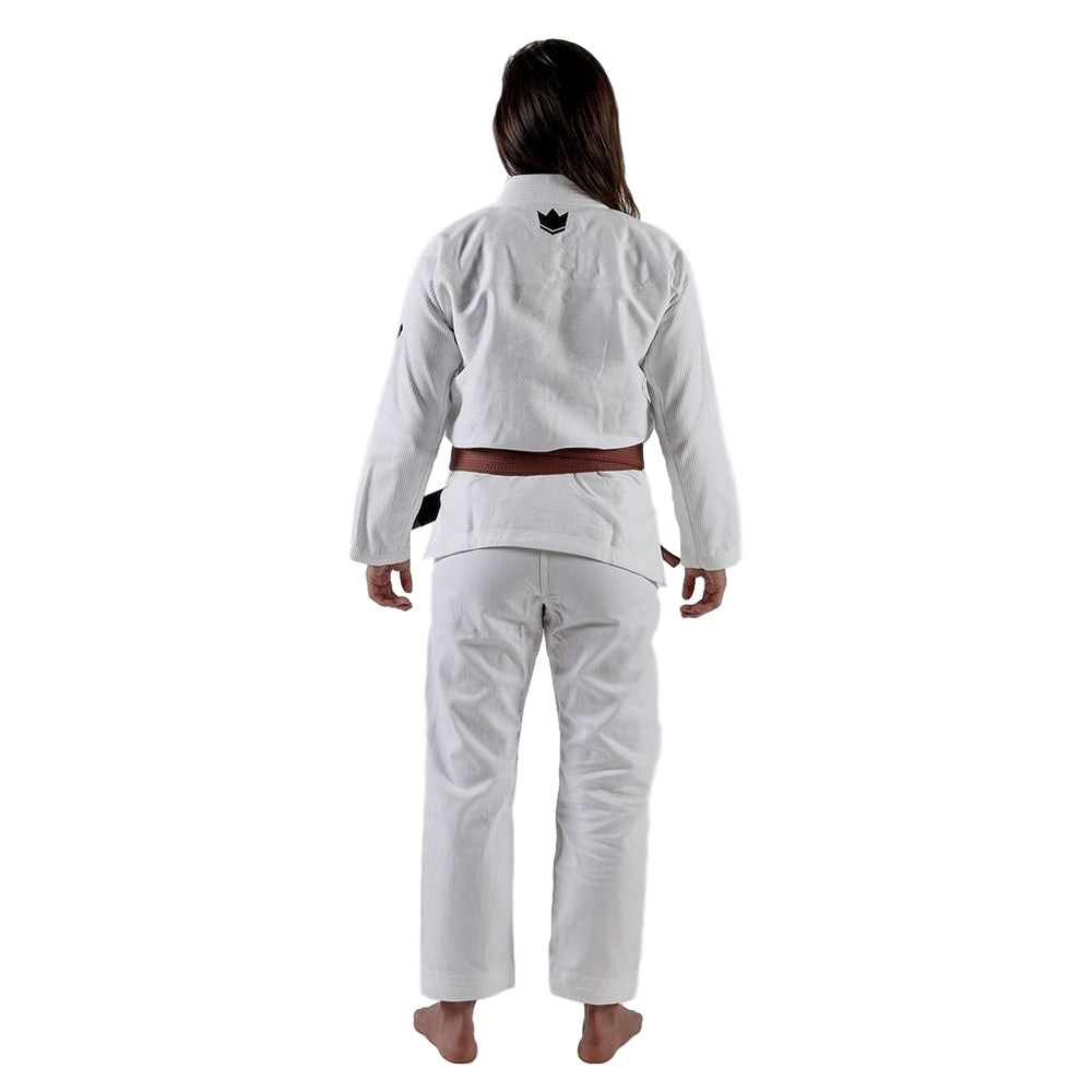 Kingz Womens The ONE Jiu Jitsu Gi White Back