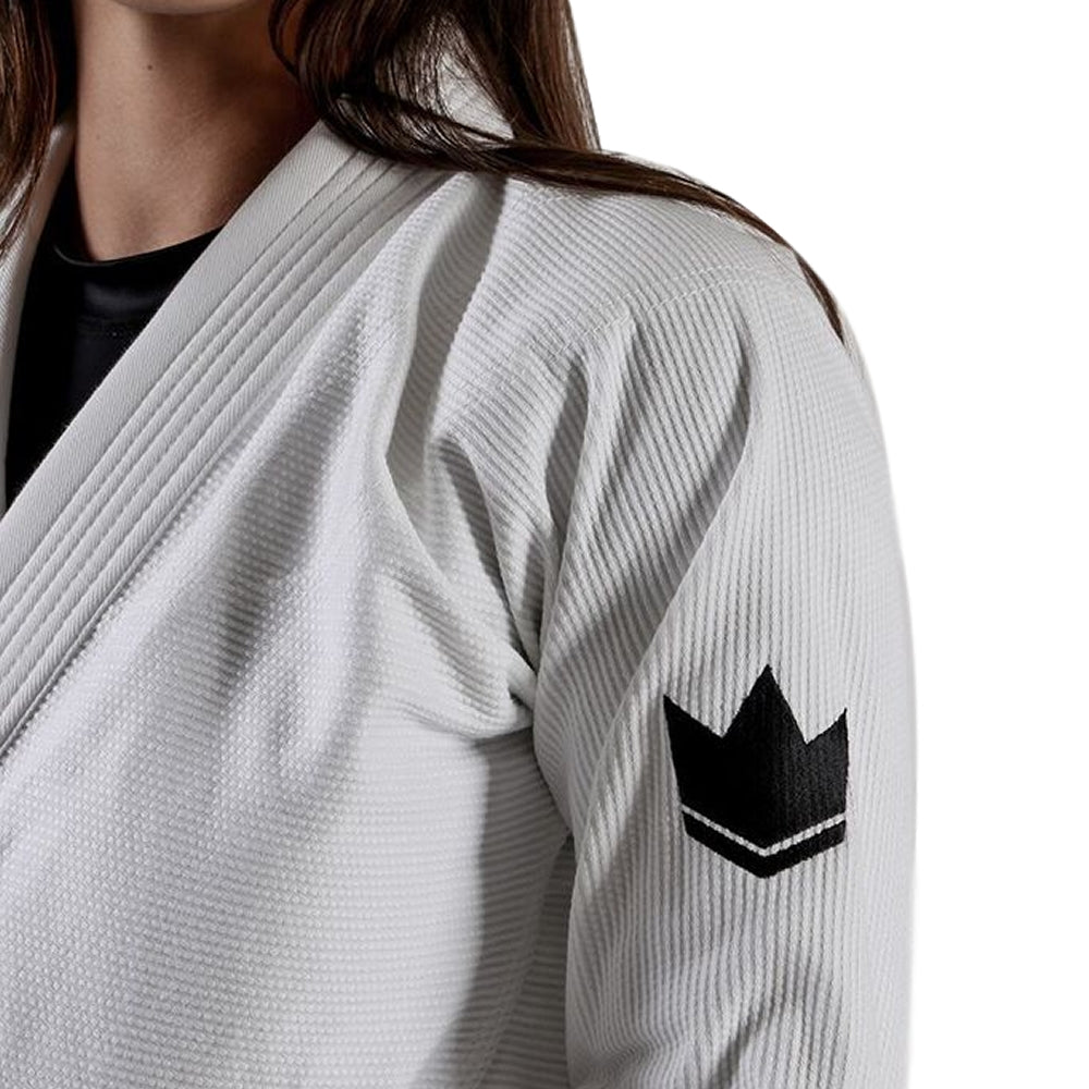 Kingz Womens The ONE Jiu Jitsu Gi White Logo